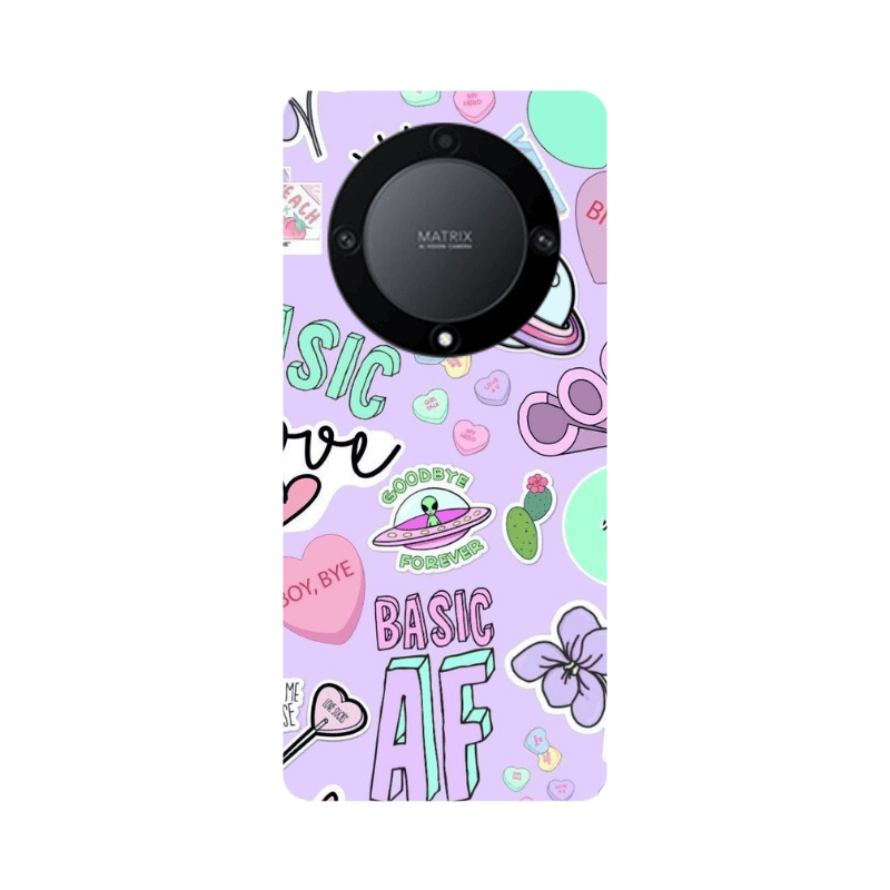 Honor Magic5 Lite 5G Basic AF Transparent Silicone TPU Θήκη