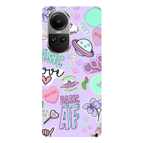 Oppo Reno10 5G Basic AF Transparent Silicone TPU Θήκη