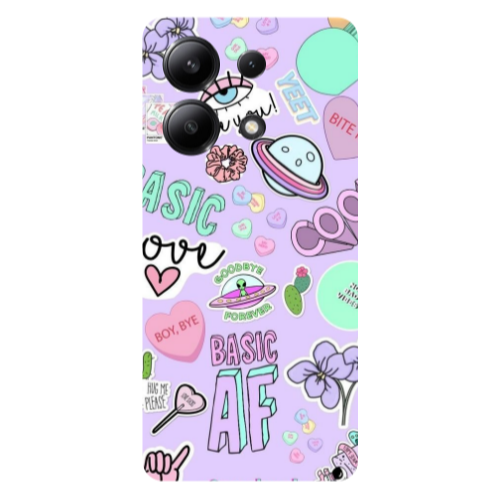 Xiaomi Redmi Note 13 4G Basic AF Transparent Silicone TPU Θήκη