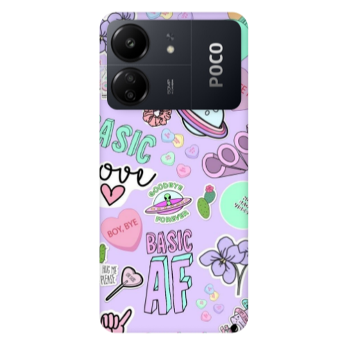 Xiaomi Poco C65 Basic AF Transparent Silicone TPU Θήκη