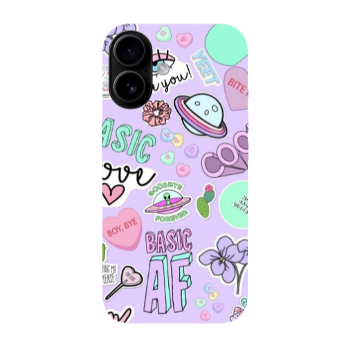 Apple Iphone 16 Basic AF Transparent Silicone TPU Θήκη