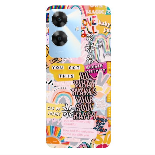 Realme Note 60 Stay Grovy Transparent Silicone TPU Θήκη