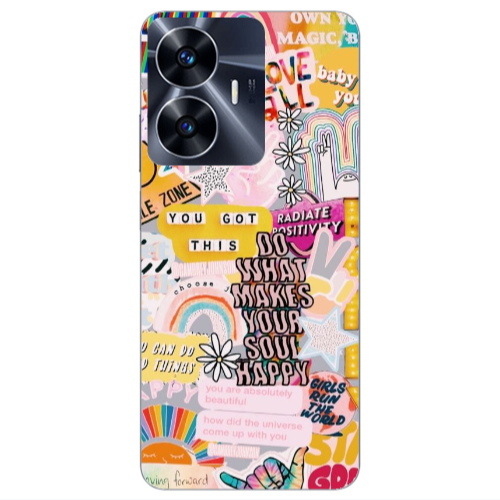 Realme Note 50 Stay Grovy Transparent Silicone TPU Θήκη