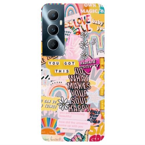 Realme C65 Stay Grovy Transparent Silicone TPU Θήκη