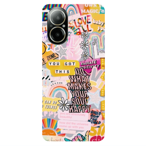 Realme C67 Stay Grovy Transparent Silicone TPU Θήκη
