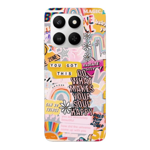 Honor Magic 400 Smart Stay Grovy Transparent Silicone TPU Θήκη