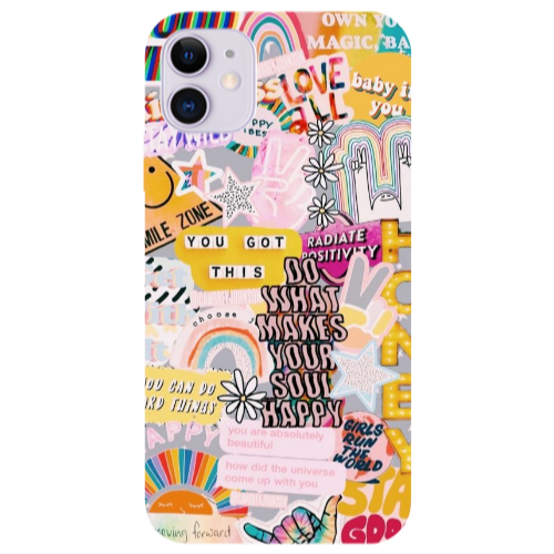 Apple iPhone 11  Stay Grovy Transparent Silicone TPU Θήκη