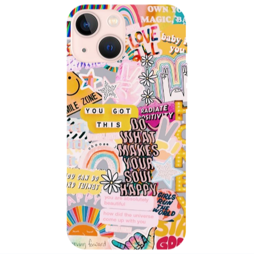 Apple iPhone 13 Stay Grovy Transparent Silicone TPU Θήκη