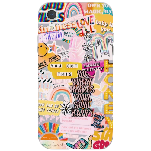 Apple iPhone Xr Stay Grovy Transparent Silicone TPU Θήκη