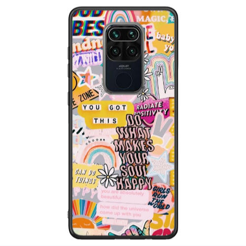 Xiaomi Redmi Note 9 Stay Grovy Black Glossy Θήκη