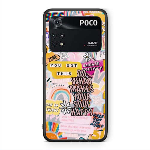 Xiaomi Poco M4 Pro 4G Stay Grovy Black Glossy Θήκη