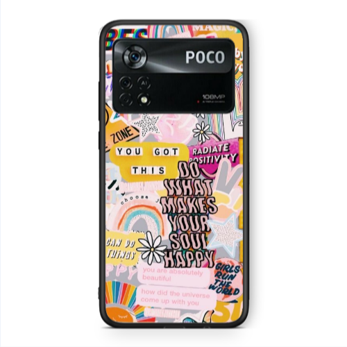 Xiaomi Poco X4 Pro Stay Grovy Black Glossy Θήκη