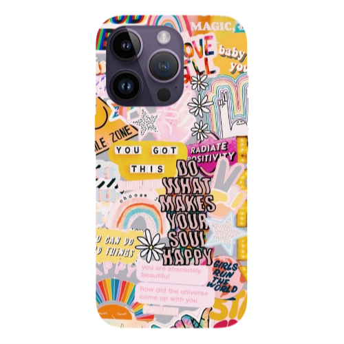 Apple iPhone 14 Pro  Stay Grovy Transparent Silicone TPU Θήκη