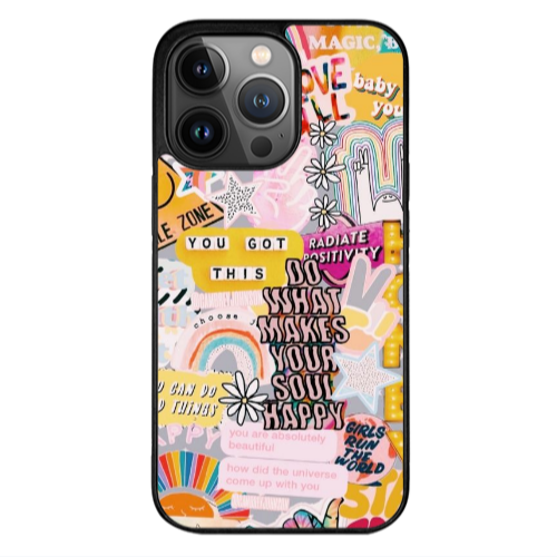 Apple iPhone 13 Pro Stay Grovy Black Glossy Θήκη