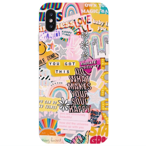 Apple iPhone Xs Max Stay Grovy Transparent Silicone TPU Θήκη