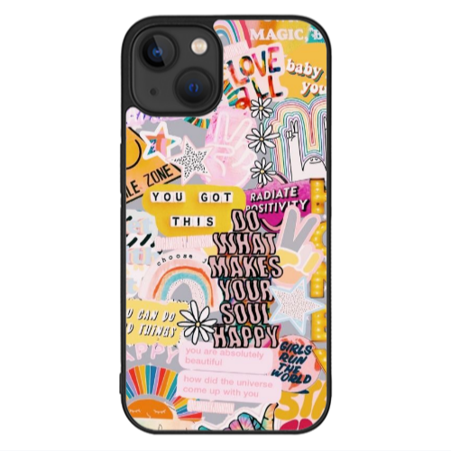 Apple iPhone 13 Mini Stay Grovy Black Glossy Θήκη