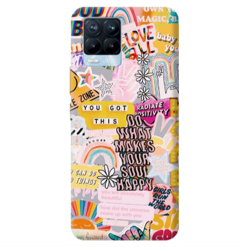 Realme 8 Pro Stay Grovy Transparent Silicone TPU Θήκη