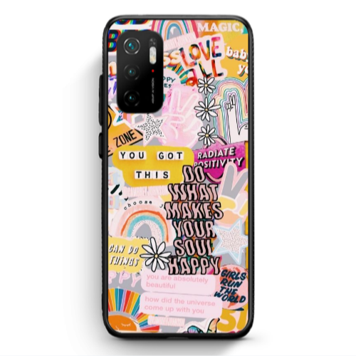 Xiaomi Poco M3 Pro Stay Grovy Black Glossy Θήκη
