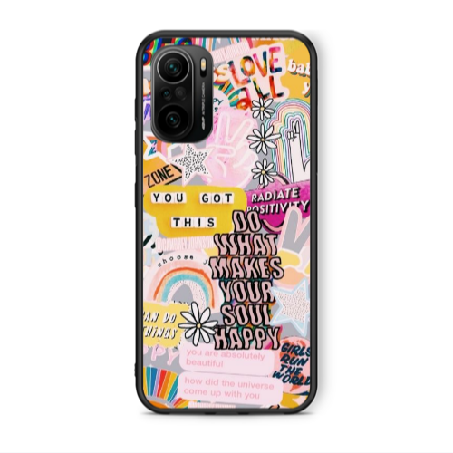 Xiaomi Poco F3 Stay Grovy Black Glossy Θήκη