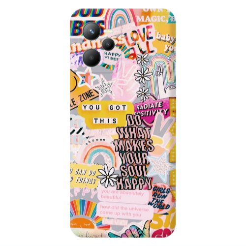 Realme C35 Stay Grovy Transparent Silicone TPU Θήκη