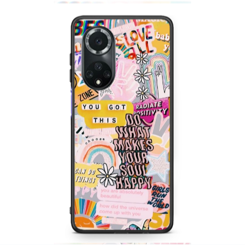 Huawei Nova 9 Stay Grovy Black Glossy Θήκη