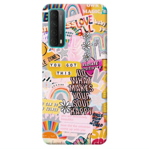 Huawei P Smart 2021 Stay Grovy Transparent Silicone TPU Θήκη