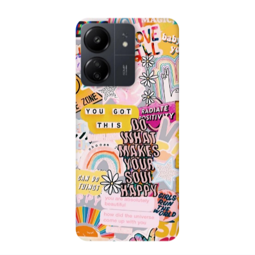Xiaomi Redmi 13C Stay Grovy Transparent Silicone TPU Θήκη