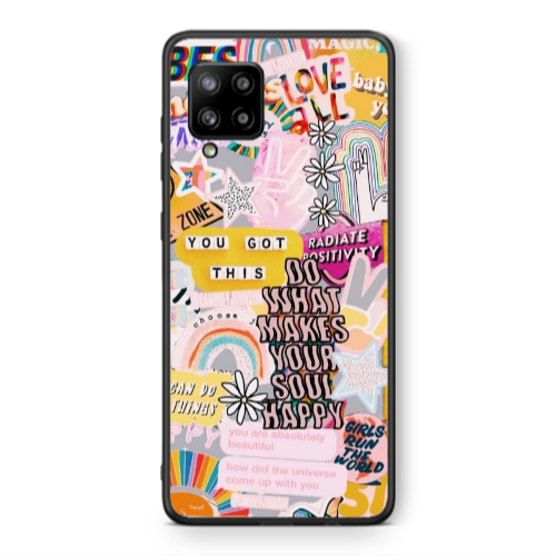Samsung A42 5G Stay Grovy Black Glossy Θήκη
