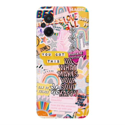 Xiaomi Poco M5 Stay Grovy Transparent Silicone TPU Θήκη