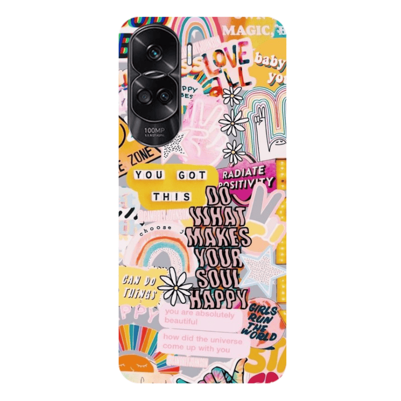 Honor 90 Lite 5G Stay Grovy Transparent Silicone TPU Θήκη