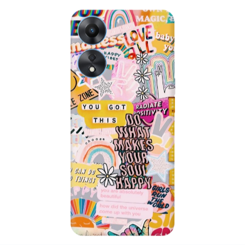 Oppo A 98 Stay Grovy Transparent Silicone TPU Θήκη