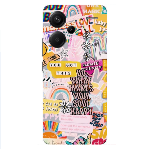 Xiaomi Redmi Note 13 Pro+ 5G  Stay Grovy Transparent Silicone TPU Θήκη