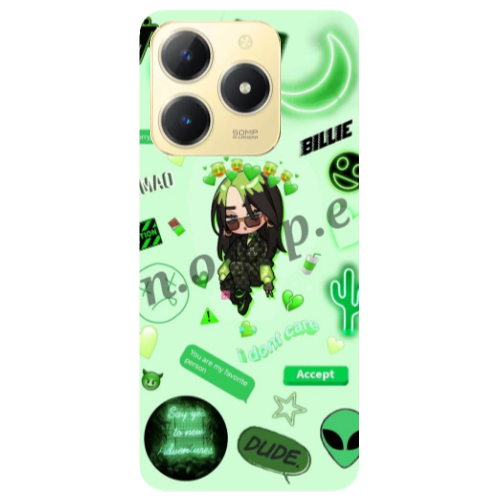 Realme C61 Dude Transparent Silicone TPU Θήκη