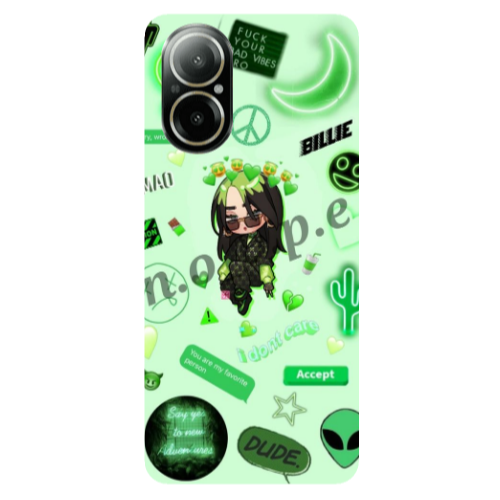 Realme C67 Dude Transparent Silicone TPU Θήκη