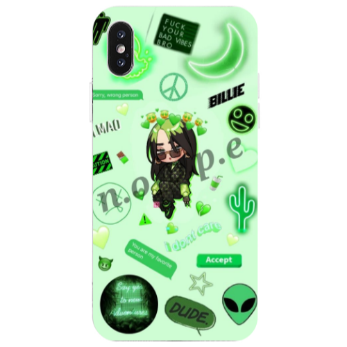 Apple iPhone X Dude Transparent Silicone TPU Θήκη