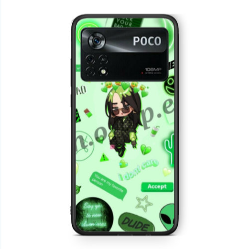 Xiaomi Poco X4 Pro Dude Black Glossy Θήκη