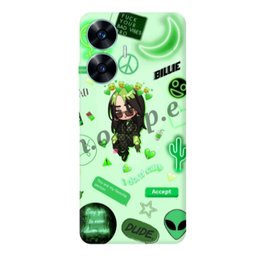 Realme C55 Dude Transparent Silicone TPU Θήκη