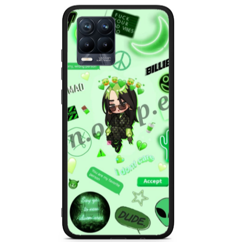 Realme 8 i Dude Black Glossy Θήκη