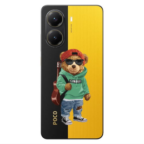 Xiaomi Poco X7 Pro Summer Tedy Transparent Silicone TPU Θήκη