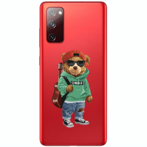 Samsung S20 FE Summer Tedy Transparent Silicone TPU Θήκη
