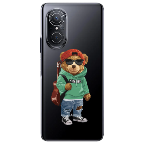 Huawei Nova 9 SE Summer Tedy Transparent Silicone TPU Θήκη