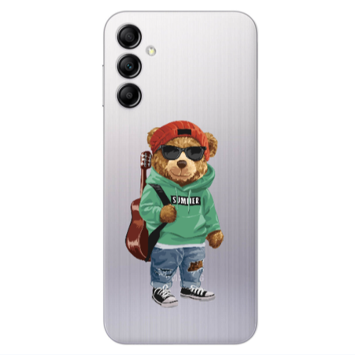 Samsung A24 Summer Tedy Transparent Silicone TPU Θήκη