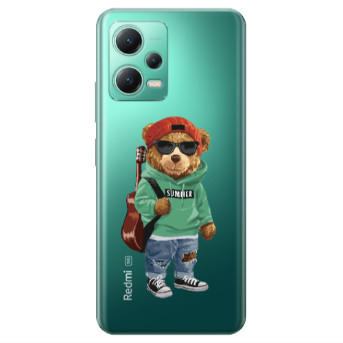 Xiaomi Redmi Note 12 Pro 5G Summer Tedy Transparent Silicone TPU Θήκη