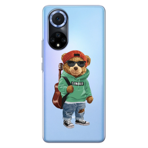 Huawei Nova 9 Summer Tedy Transparent Silicone TPU Θήκη