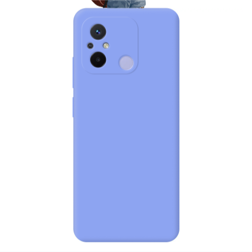 Xiaomi Redmi 12C Summer Tedy Light Purple Colored Silicone TPU Θήκη