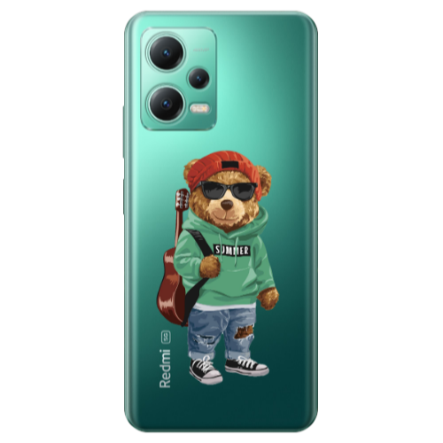 Xiaomi Redmi Note 12 Pro Plus 5G Summer Tedy Transparent Silicone TPU Θήκη