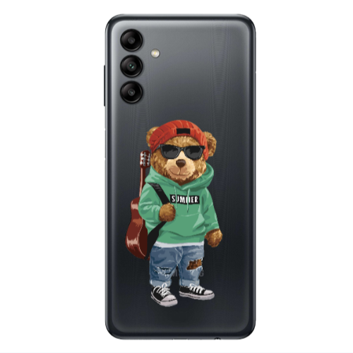Samsung A13 5G Summer Tedy Transparent Silicone TPU Θήκη