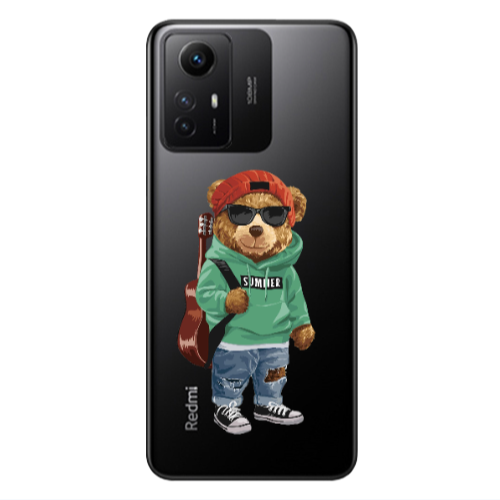 Xiaomi Redmi Note 12s Summer Tedy Transparent Silicone TPU Θήκη