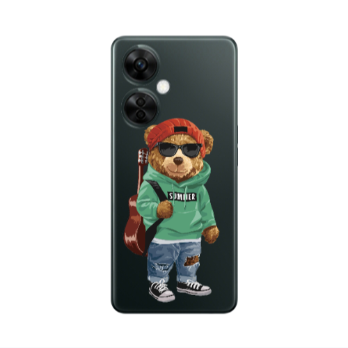 Oneplus Nord CE 3 Lite 5G Summer Tedy Transparent Silicone TPU Θήκη
