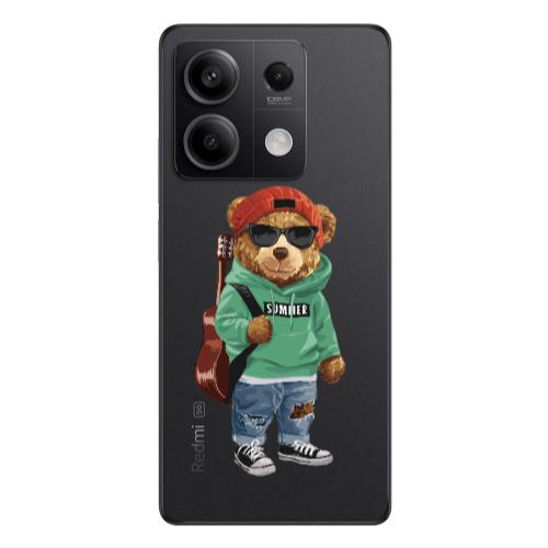 Xiaomi Redmi Note 13 5G Summer Tedy Transparent Silicone TPU Θήκη